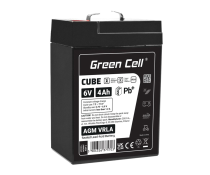 Akumulator do UPS Green Cell Cube AGM VRLA IP54 6V 4Ah